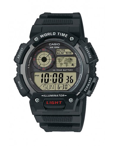 | AE-1400WH-1AVEF | Reloj Casio « COLLECTION WORLD MAP » AE-1400WH-1AVEF