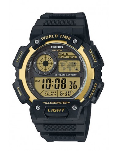 | AE-1400WH-9AVEF | Montre Casio « COLLECTION WORLD MAP » AE-1400WH-9AVEF