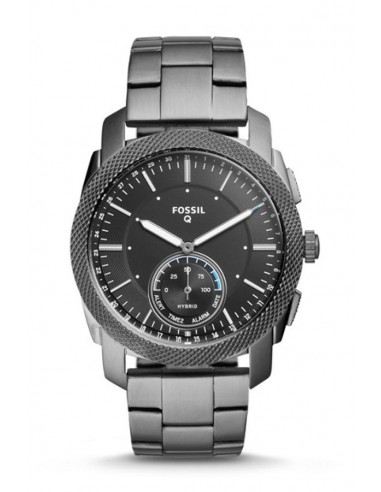 Herrenuhr Fossil Smartwatch Hybrid - Q Machine Smoke FTW1166