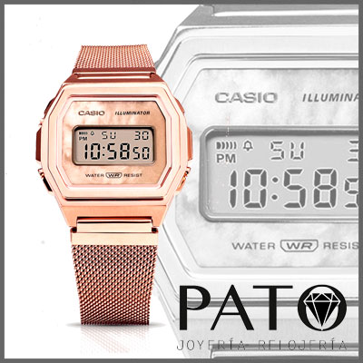 reloj de mujer CASIO retro vintage A1000MPG-9EF