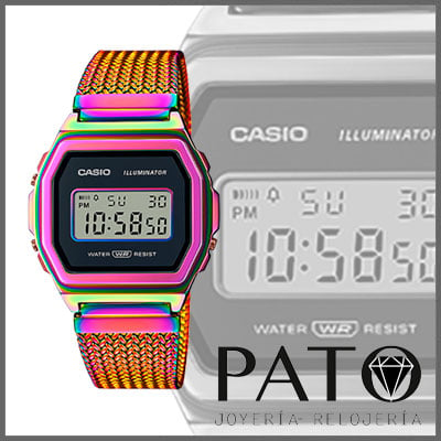 reloj de mujer CASIO retro ICONIC A1000RBW-1ER