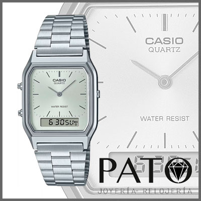 Reloj Casio Retro Plateado – aleskha