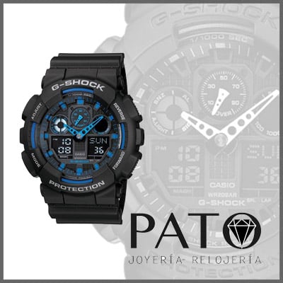 GA-100-1A2ER | Casio « G-SHOCK » GA-100-1A2ER