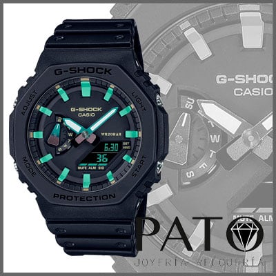 Rusty Blue Watch & Tiffany G-Carbon G-Shock GA-2100RC-1AER Casio Iron