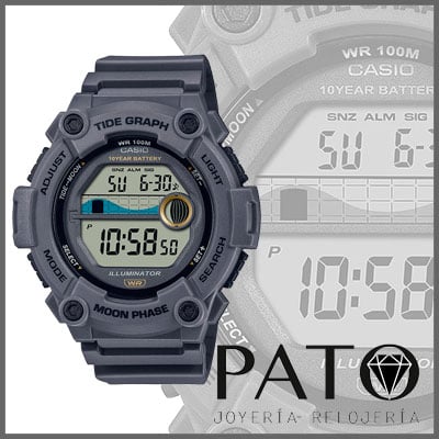 WS-1300H-8AVEF | Casio MOON COLLECTION WS-1300H-8AVEF GRAPH PHASE » TIDE «