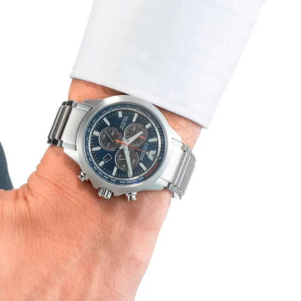 Montre Citizen avec Chrono Bleu