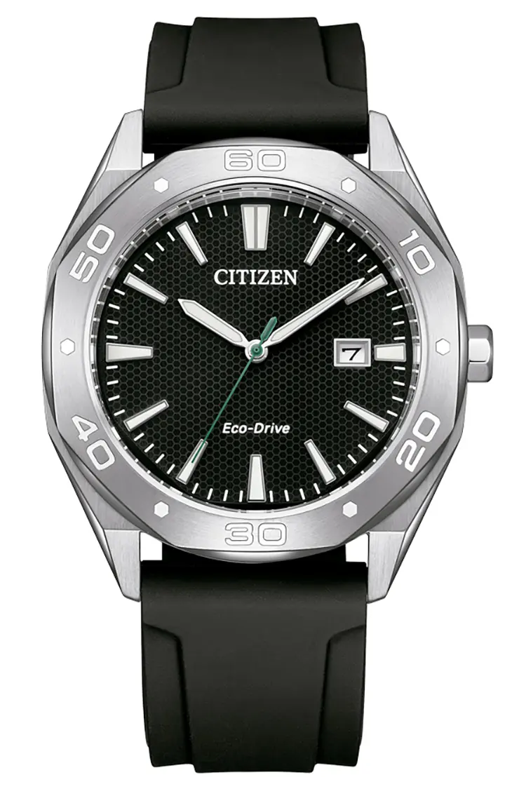 Citizen Of Collection Active Sport en caoutchouc noir