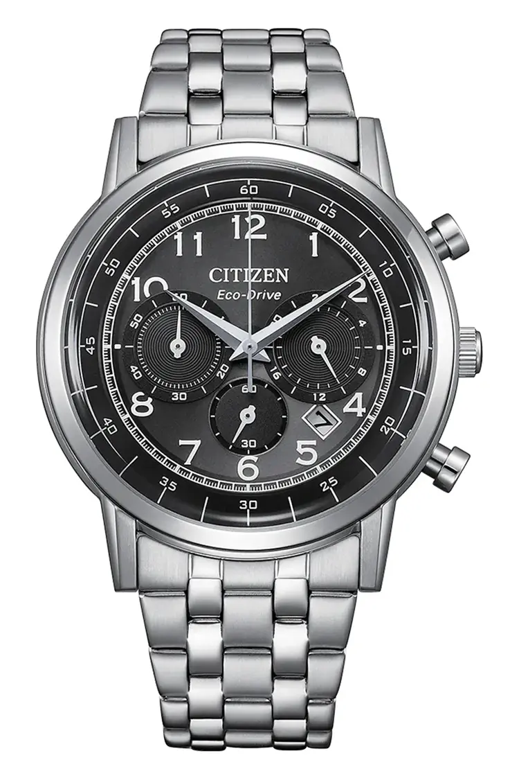 Citizen Of Collection noire en acier