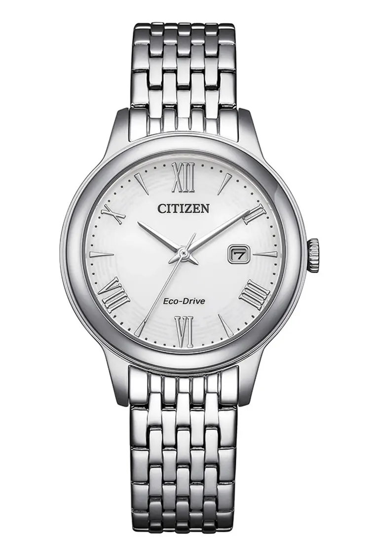 Citizen Lady Dress Of Collection weiß und silberfarben
