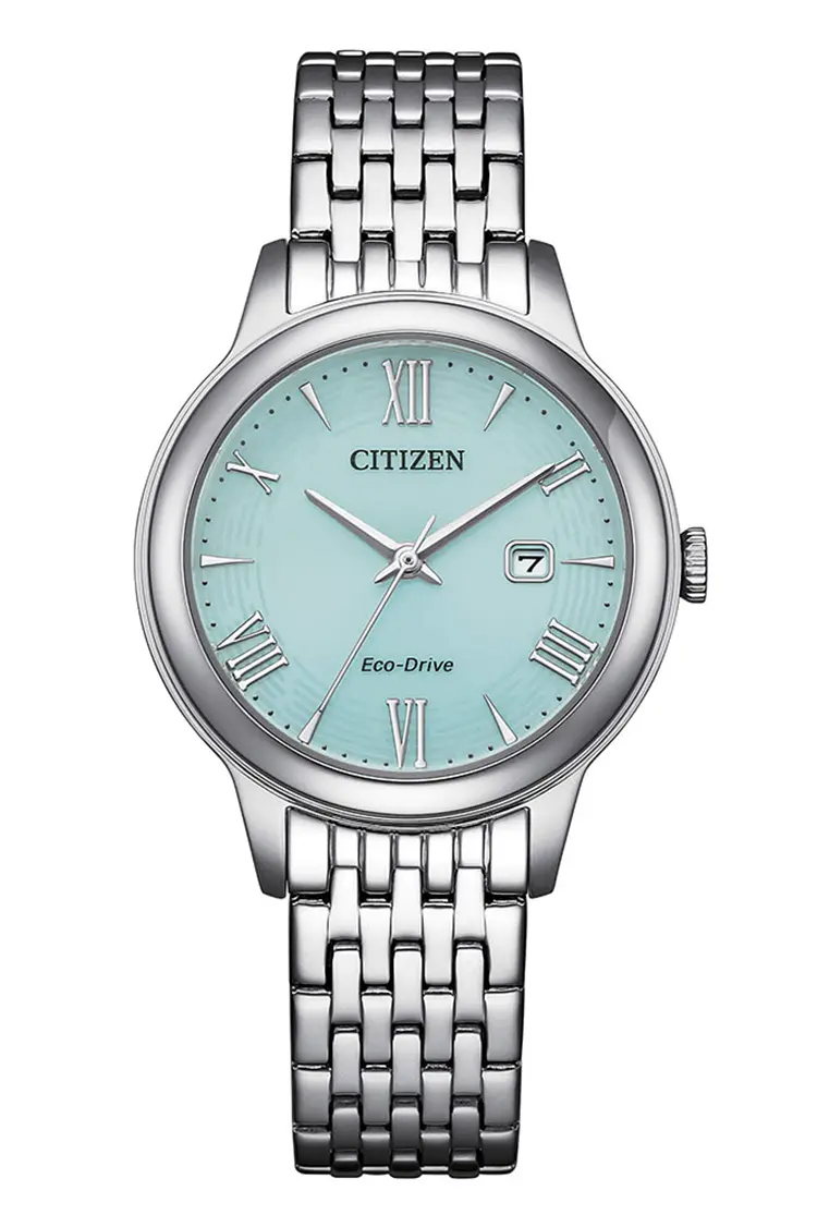 Citizen Lady Dress Of Collection grünes Zifferblatt aus Edelstahl