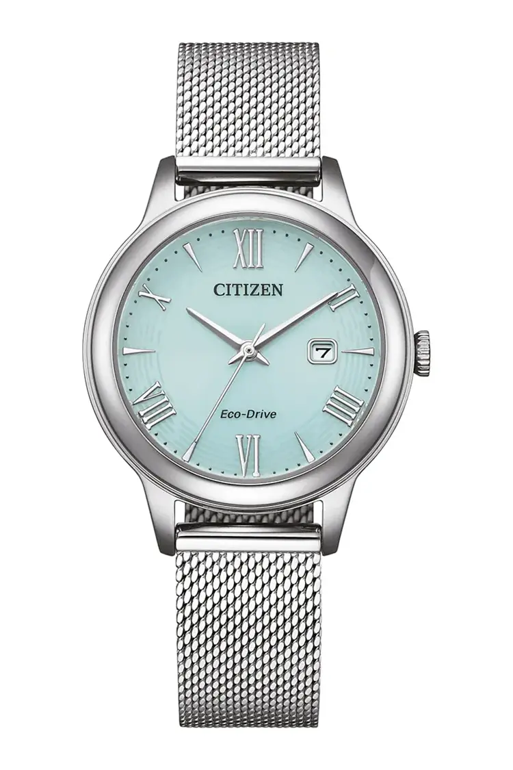 Citizen green Of Collection with mesh strap