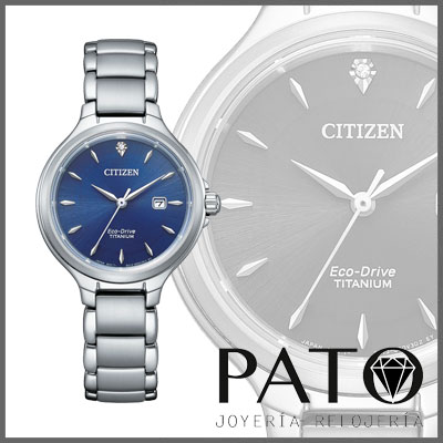 Vintage Citizen Citizen Titanium Dama Vestir Reloj Citizen