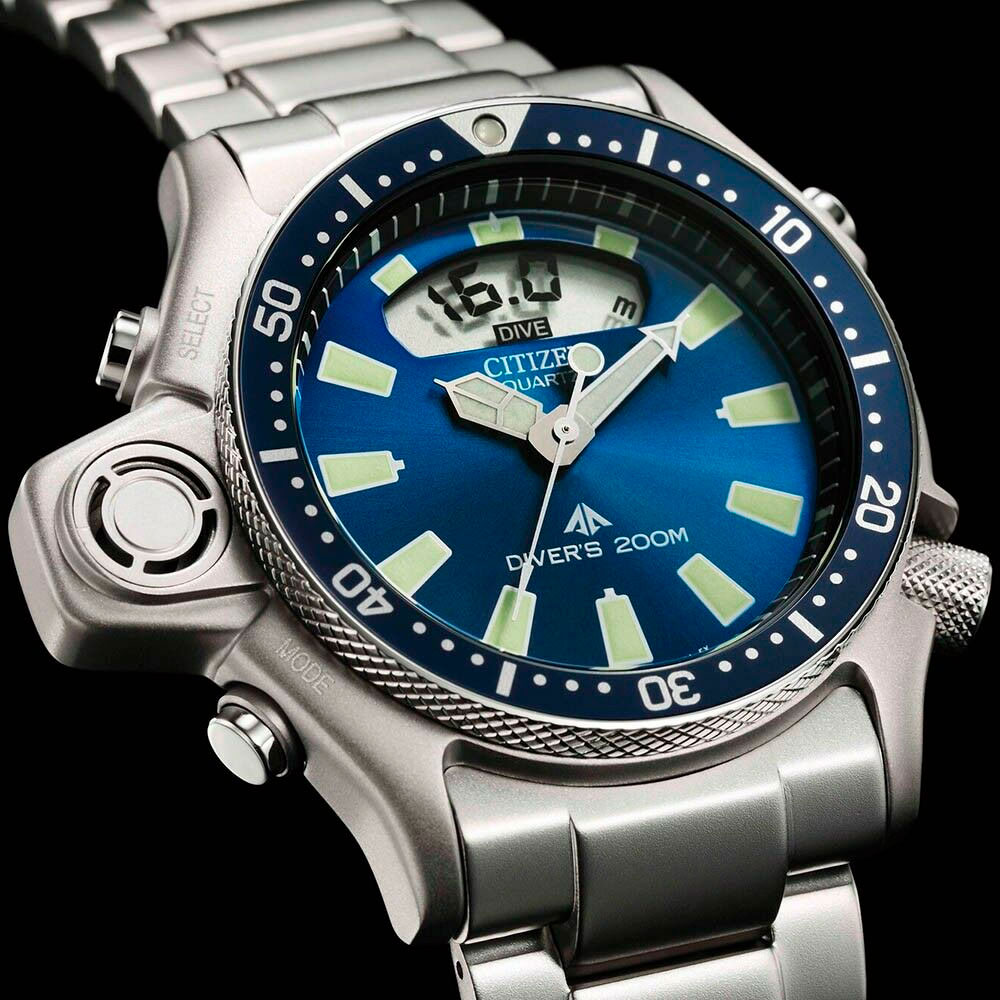 Relógio Diver Azul