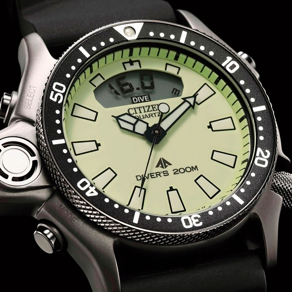 Citizen Diver Watch Detail