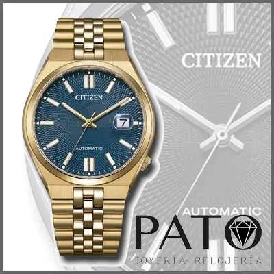 Citizen Tsuyosa NK0023-57L Watch | Blue Dial - Jubilee Bracelet
