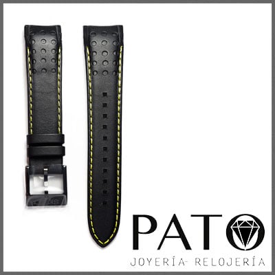 Seiko Sportura Strap Green Stitching