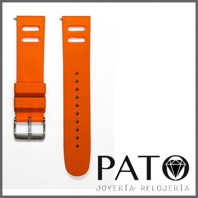 Correa Victorinox Resina Naranja