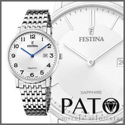 Swiss Elegance F20018/4 and precision watch: Festina