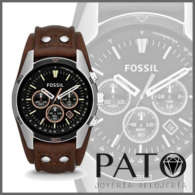 Fossil CH2891 Coachman reloj de cuero genuino para caballero - TIME El  Salvador