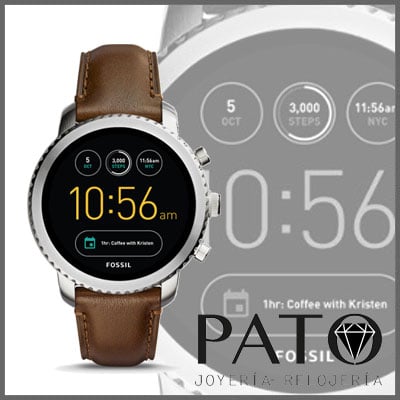 Fossil Smartwatch - Explorist Leather FTW4003