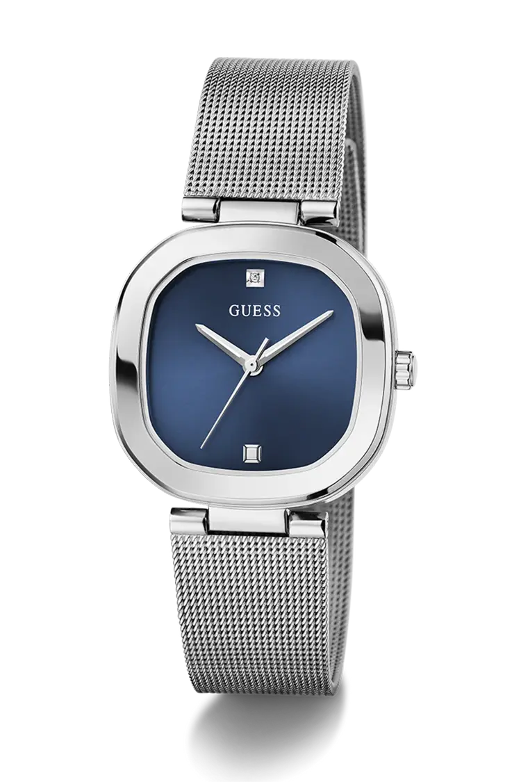 Guess Malha Milanesa Eve Mostrador Azul