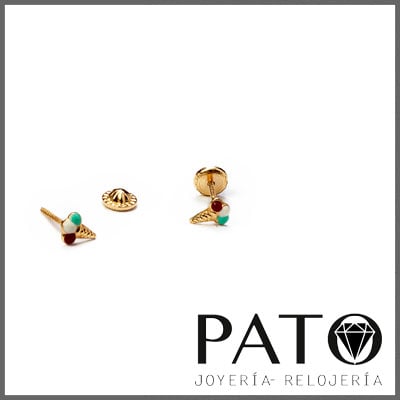 Pendientes Oro 18k 16035S