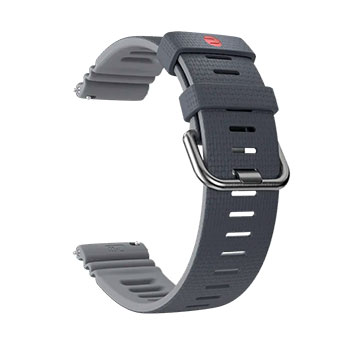 Polar Premium Silicone Stone Gray Strap 22 mm