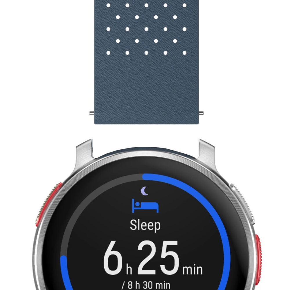 Polar V3 Sky Blue Watch Strap Detail