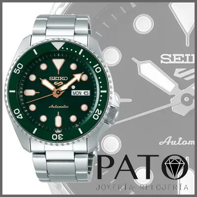 Seiko SRPD63K1 Automatic Green Watch