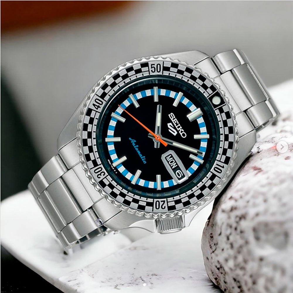 Seiko Automatikuhr Rally Black