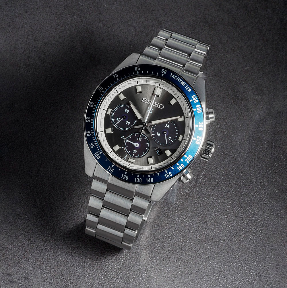 Reloj Seiko Speedtimer Bisel Azul