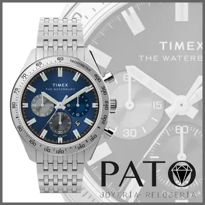 Timex TW2Y18500 Waterbury Chronograph 41 mm Watch
