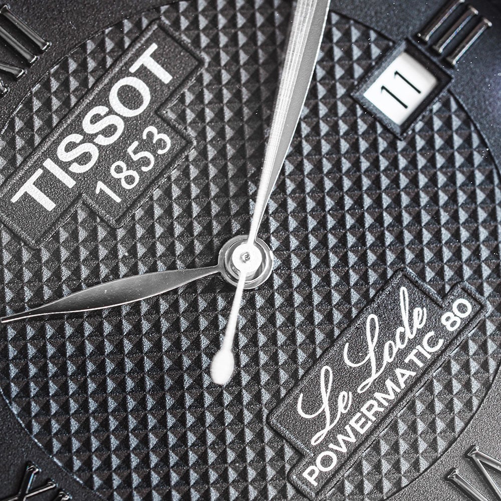 Tissot Herrenuhr mit schwarzem Zifferblatt