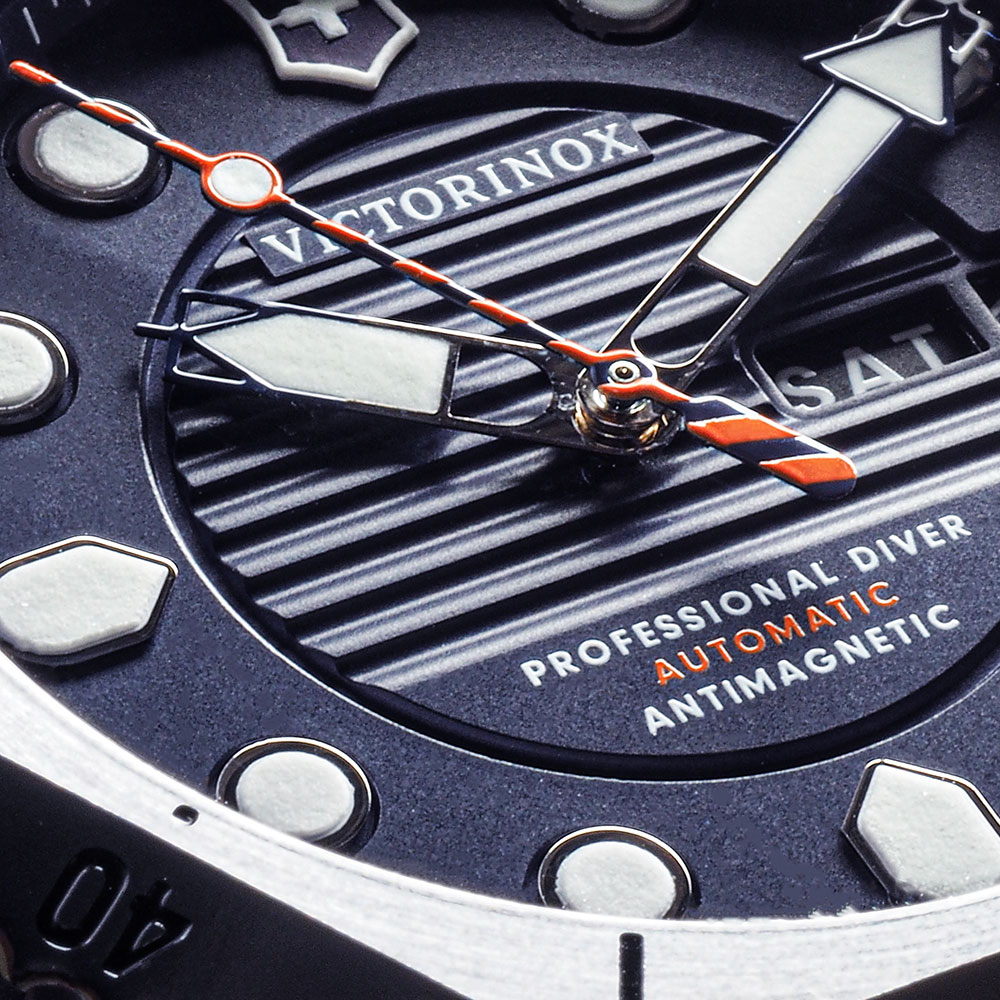 Blauenes Kautschukarmband für Victorinox-Uhr